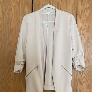 Womens Cream Blazer Size Medium